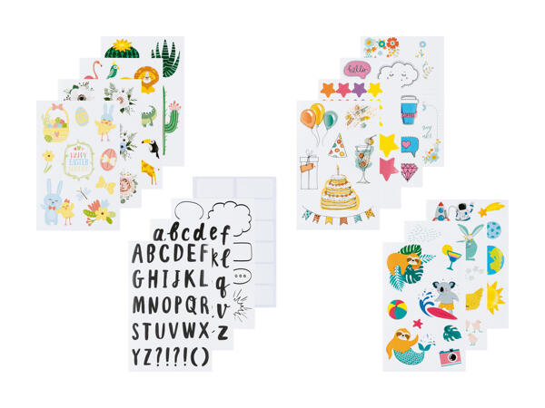 Assortiment d'autocollants