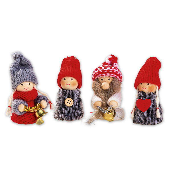 Deko-Wichtelfreunde 4er-Set