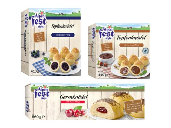 Topfen-/ germknödel