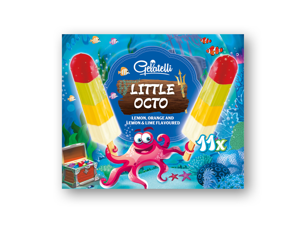 GELATELLI Blandet isboks
