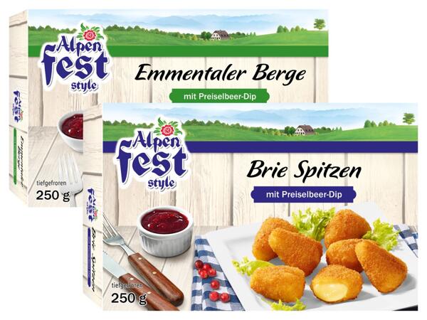 Brie Spitzen/​Emmentaler Berge