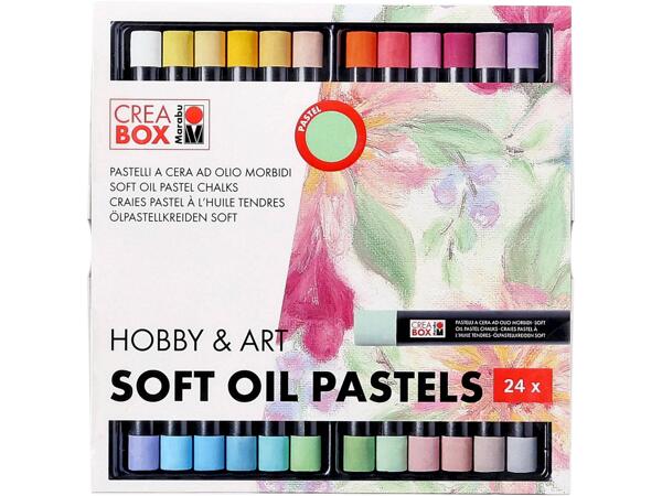 Watercolour Paint Set or Soft Oil Pastel Chalks