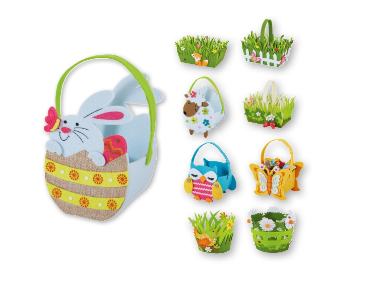 Melinera Decorative Felt Easter Basket