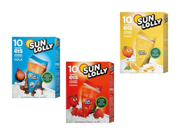 Sucettes glacées Sun Lolly