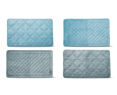 Huntington Home 34" L x 20" W Memory Foam Bath Mat