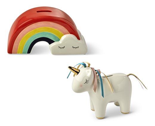 Huntington Home 
 Ceramic Coin Bank