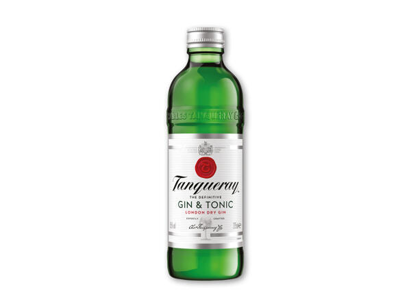 Tanqueray gin & tonic