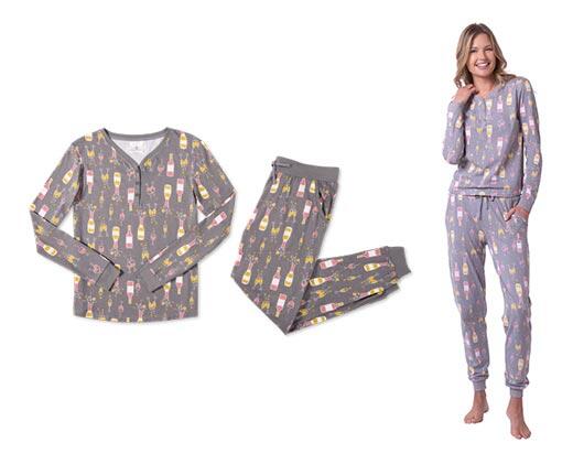 Serra 
 Ladies' 2-Piece Thermal Sleepwear Set