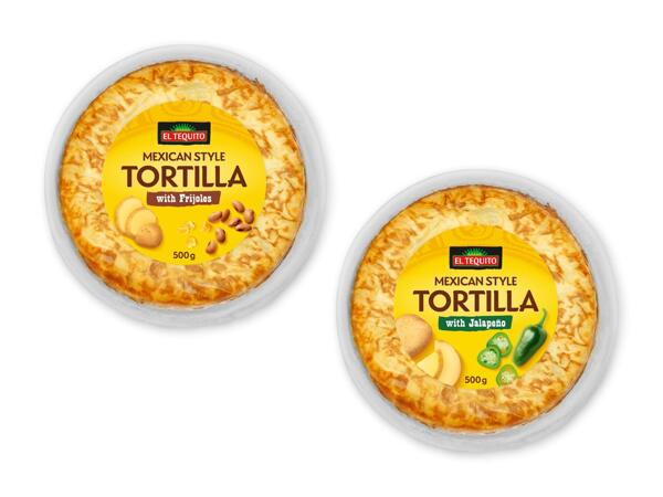 EL TEQUITO Tortilla mexikansk stil