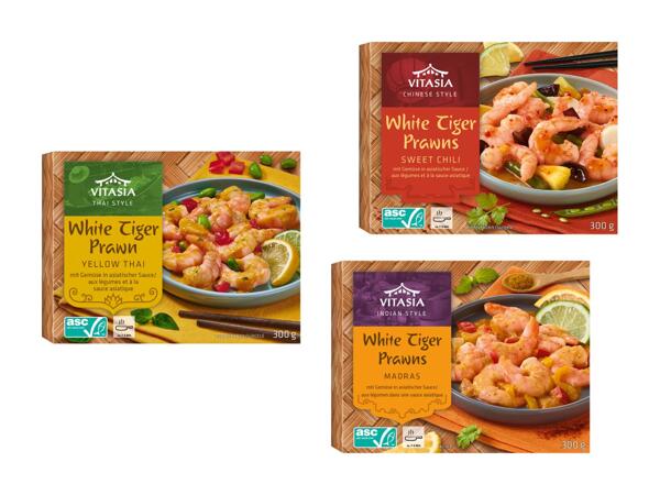 Crevettes ASC aux légumes