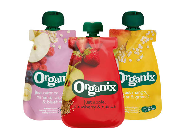 Organix klämpåsar