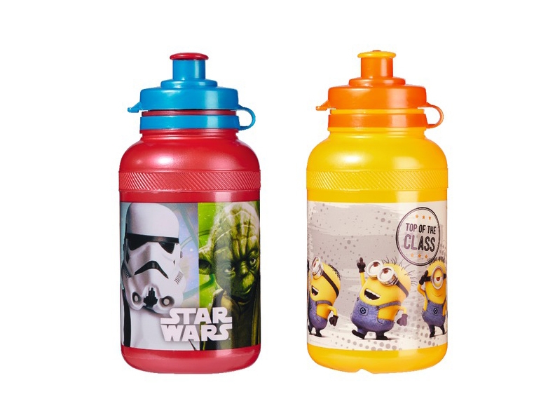 Water Bottle or Lunch Box for Kids, "Frozen, Minions, Minnie, Star Wars"