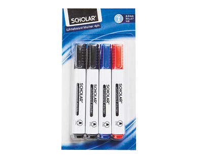 Whiteboard Markers 4pk