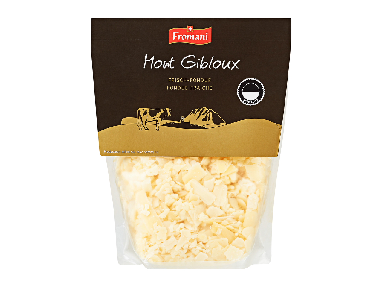 Fondue fraîche Mont Gibloux