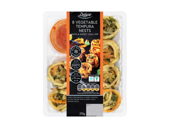 Deluxe 8 Vegetable Tempura Nests