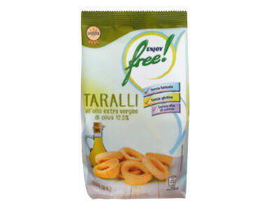 ENJOY FREE! 
 Taralli senza glutine