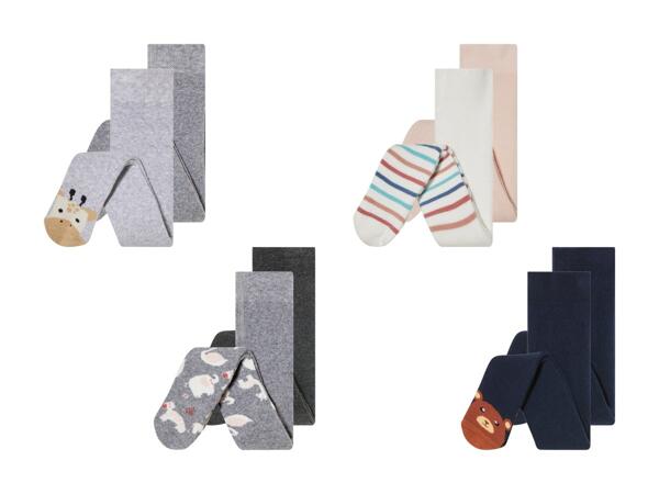 Collants thermiques pour bébé, set de 2