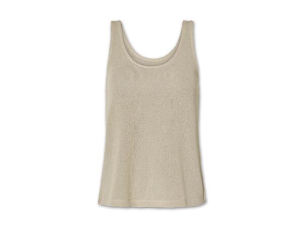 Damen Feinstrick-Tanktop