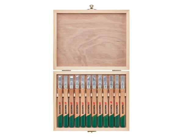Chisel set, wood carving set or wood turning tool set