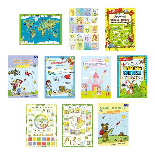 Livre d'exercices ou posters
