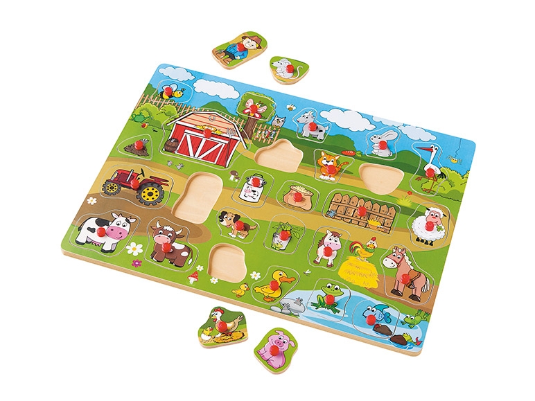 PLAYTIVE JUNIOR Kids' Wooden Puzzle - Lidl - Great Britain - Specials ...