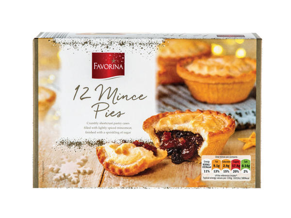12 DEEP FILLED MINCE PIES