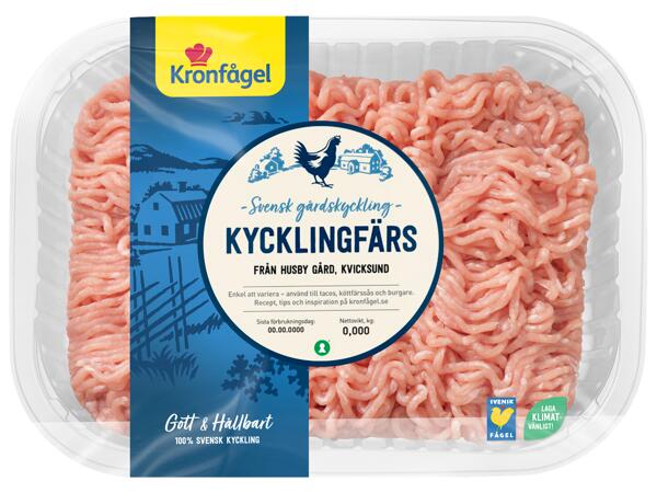 Kronfågel färsk kycklingfärs