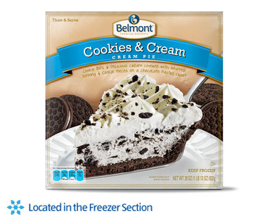 Belmont Cookies & Cream or Peanut Butter Cream Pie