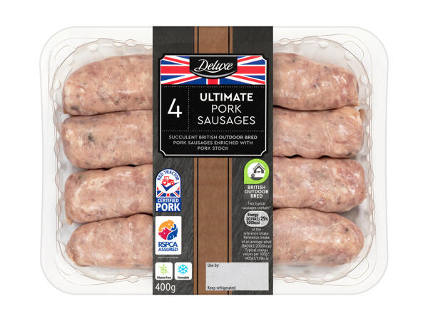 Deluxe 4 Ultimate Pork Sausages