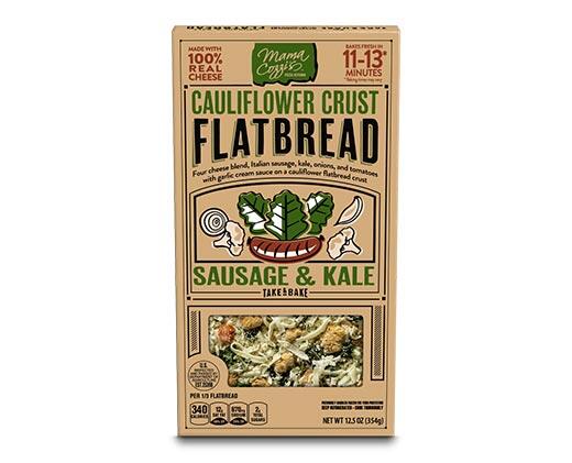 Mama Cozzi's Pizza Kitchen 
 Sausage and Kale Cauliflower Crust Flatbread