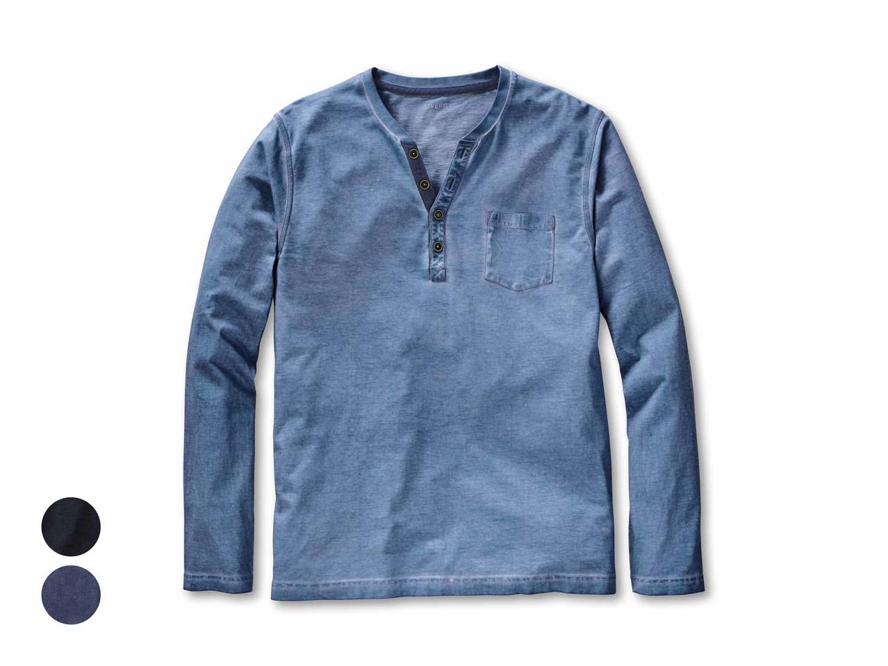 Tee-shirt à manches longues avec boutonnière1