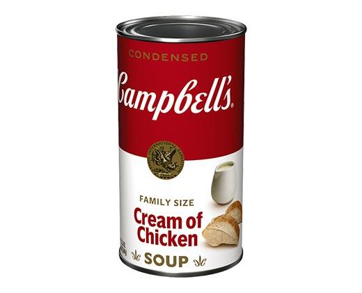 Campbell's 
 Family Size Condensed Cream of Chicken Soup
