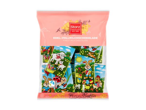 Petites tablettes de chocolat Storz