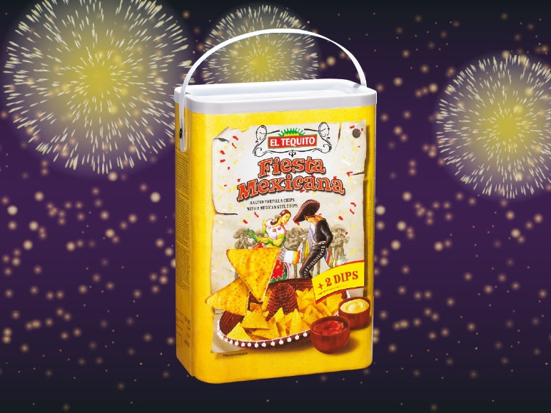Paquet géant de chips & sauces Fiesta Mexicana