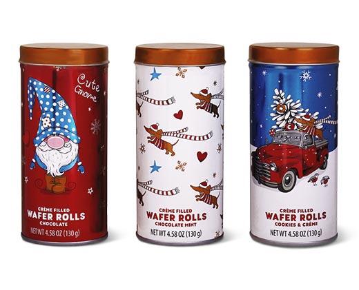 Benton's 
 Holiday Creme Wafer Rolls