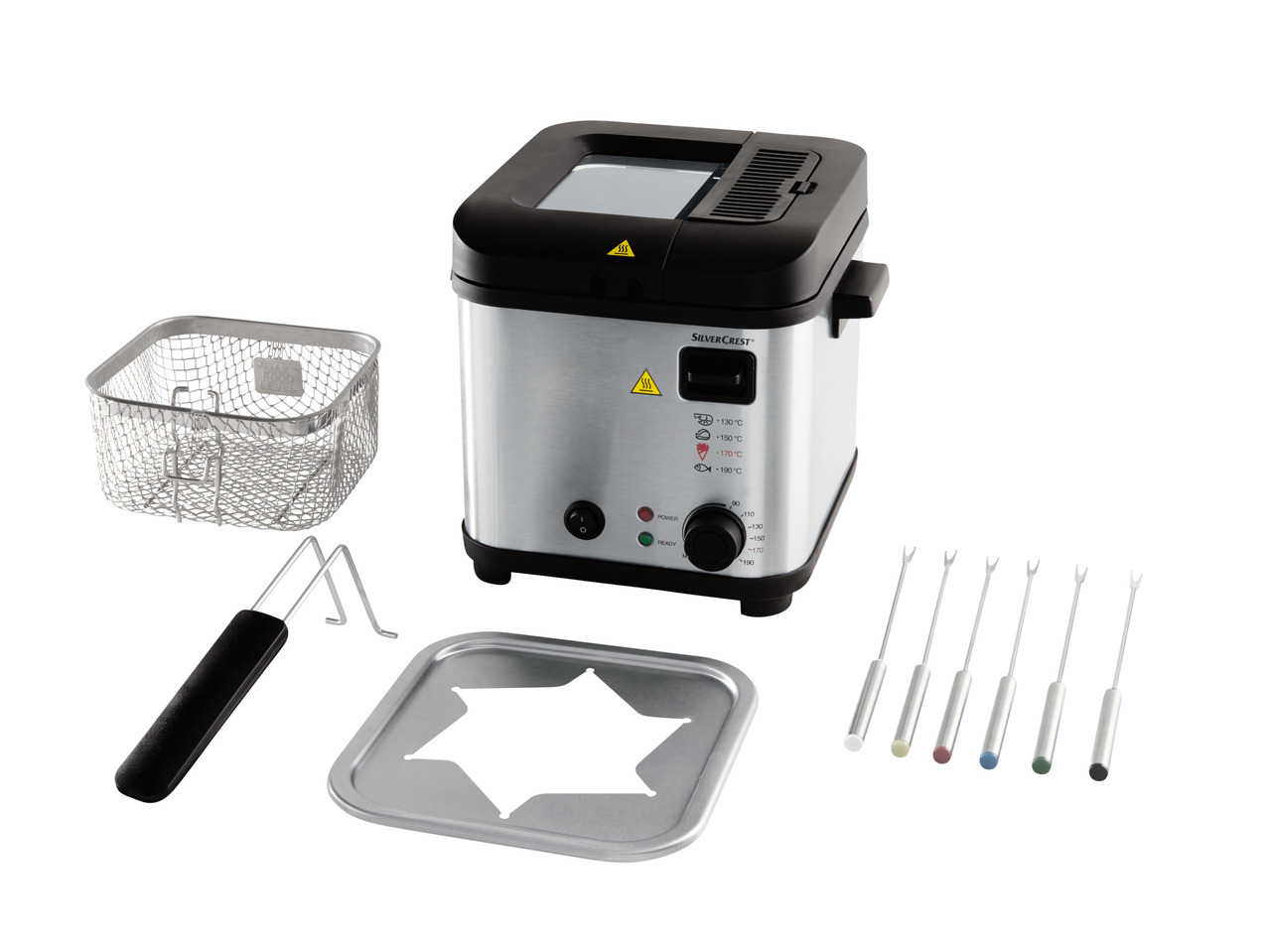 SILVERCREST KITCHEN TOOLS(R) Minifrituregryde med fondue