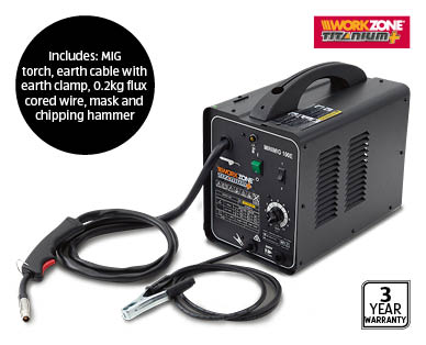 Gasless MIG Welder 100amp
