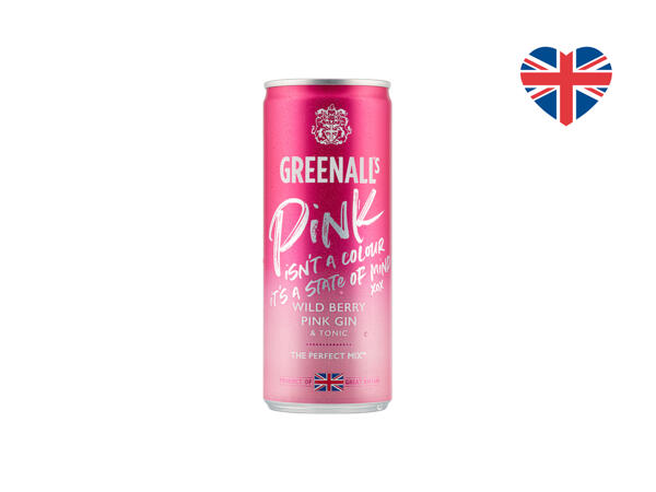 Greenall's Wild Berry Pink Gin & Tonic