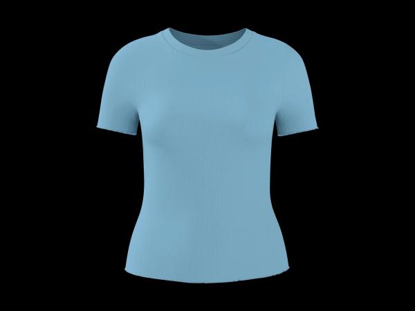 Damen Rippshirt