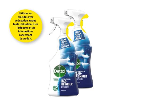 Nettoyant pour salles de bain Dettol, pack de 2