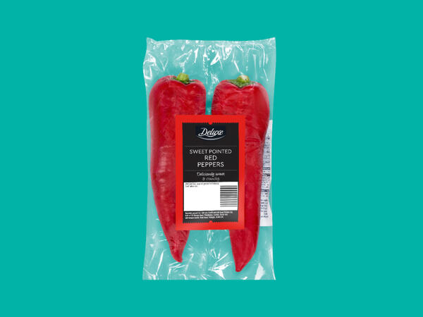 Deluxe Sweet Pointed Red Peppers