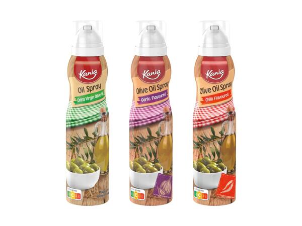 Huile d'olive en spray