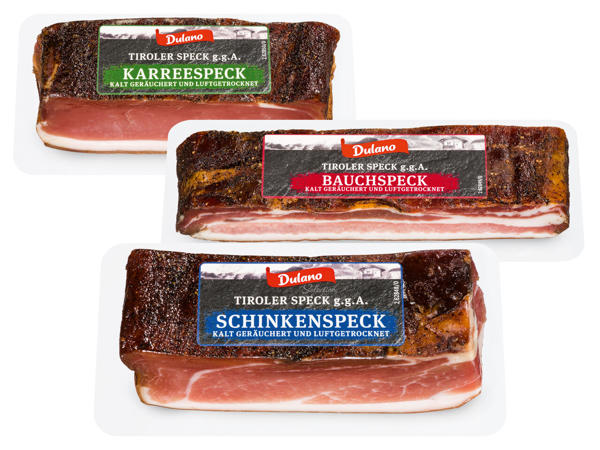 DULANO SELECTION Tiroler Bauch-, Schinken- oder Karreespeck