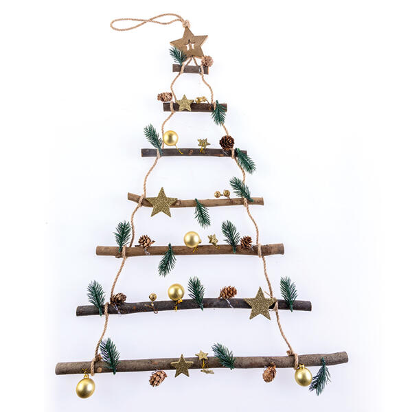 Dekorierte Wand-Weihnachts-Deko