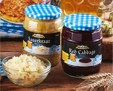 Red Cabbage with Apples or Sauerkraut 550g