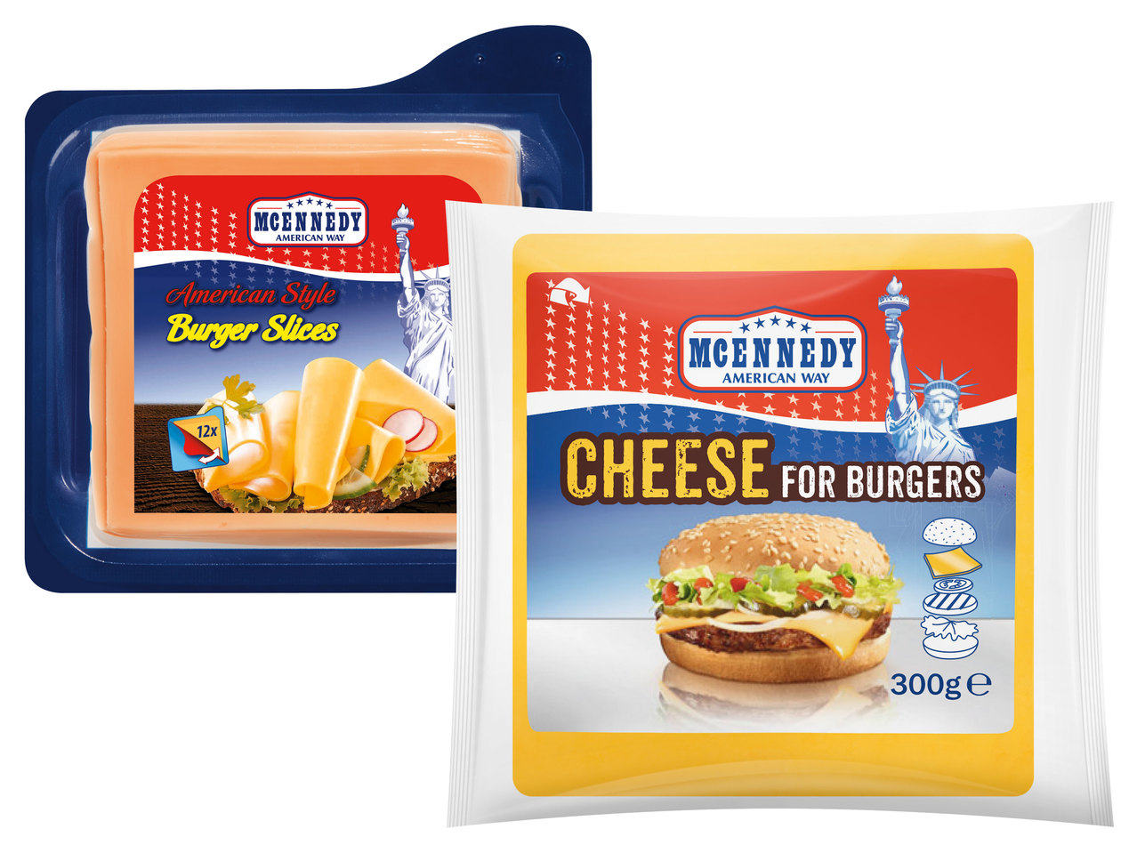 MCENNEDY Cheese for Burgers