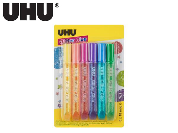 UHU Glitter Glue - 6 pack