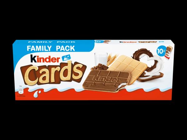 Cartes Kinder Family Pack