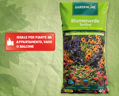 Terriccio per fiori senza torba GARDENLINE(R)
