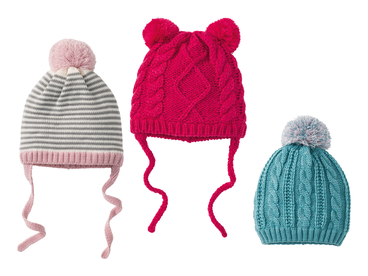 Bonnet en maille pour bébé